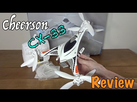 Cheerson CX-33 Review and Flight - UC2c9N7iDxa-4D-b9T7avd7g