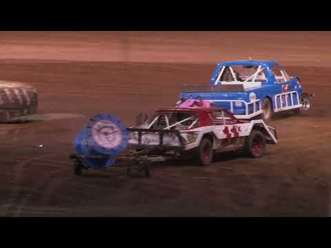 Perris Auto Speedway Figure 8 Trailer Race Main Event 5-21-22 - dirt track racing video image