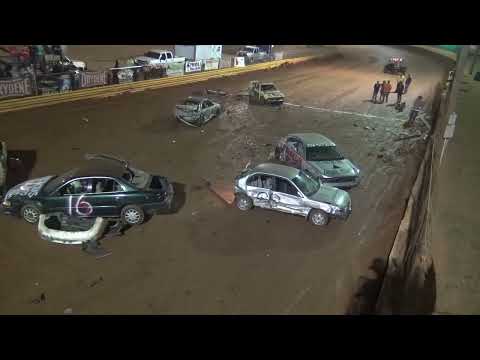 Demo Derby at Lavonia Speedway April 29th 2022 - dirt track racing video image