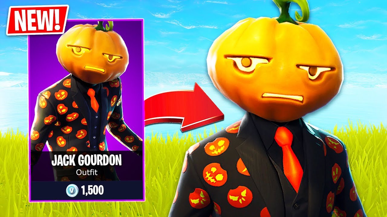 New Halloween Jack Gourdon Pumpkin Skin In Fortnite Fortnite - new halloween jack gourdon pumpkin skin in fortnite fortnite live gameplay fpvracer lt