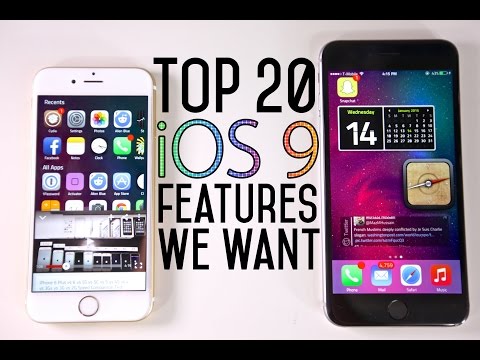 Top 20 iOS 9 Features We Want To See! - UCj34AOIMl_k1fF7hcBkD_dw