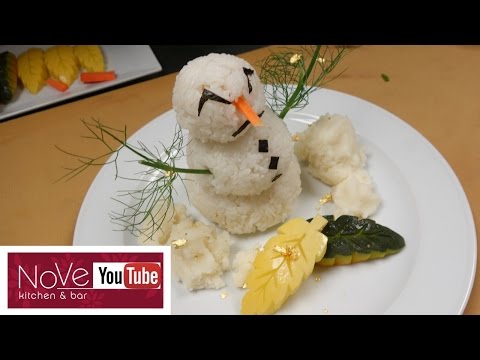 Snowman Sushi - How To Make Sushi Series - UCbULqc7U1mCHiVSCIkwEpxw