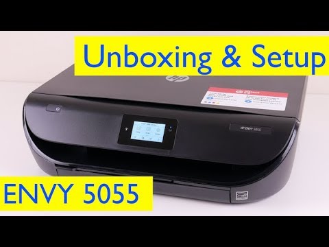 HP ENVY 5055 Unboxing and Wireless Setup - Wireless All-in-One Printer Copier Scanner - UC_acrluhgPmor082TT3lhDA