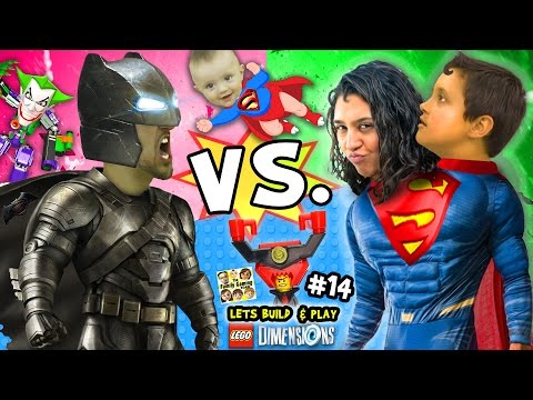 BATMAN vs. SUPERMAN! Lets Build & Play LEGO Dimensions #14: w/ Superbaby, Lord Business & Joker Bot - UCC-RHF_77zQdKcA75hr5oTQ