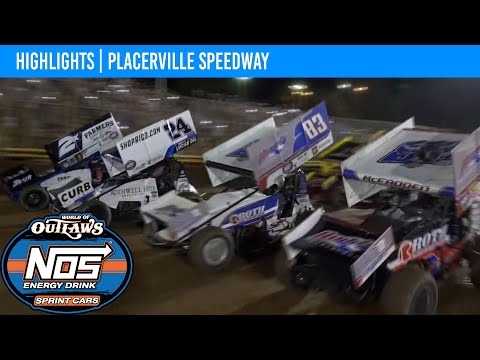 World of Outlaws NOS Energy Drink Sprint Cars | Placerville Speedway | Sept. 16, 2023 | HIGHLIGHTS - dirt track racing video image