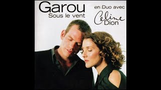 Céline Dion & Garou - Sous Le Vent Lyric