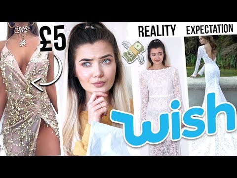 TRYING ON WISH PROM DRESSES UNDER £10! ARE YOU SERIOUS!? - UCBKFH7bU2ebvO68FtuGjyyw