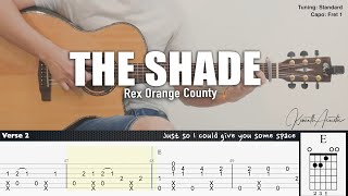 THE SHADE - Rex Orange County | Fingerstyle Guitar | TAB + Chords + Lyrics