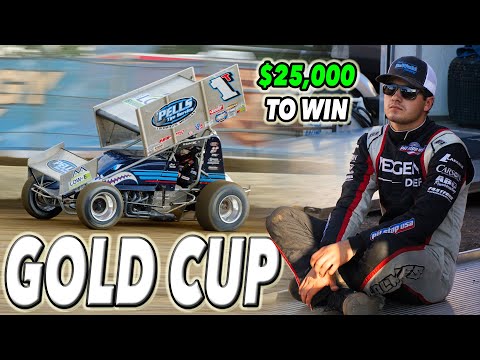 Coming From Behind At The Gold Cup At Silver Dollar Speedway! ($25,000 To Win) - dirt track racing video image