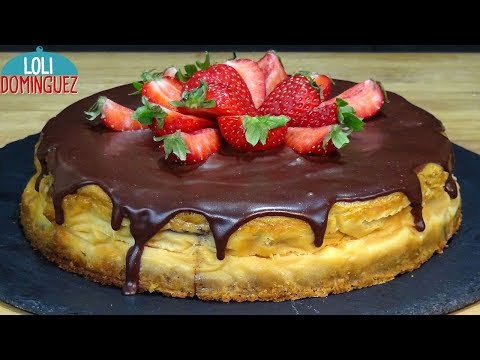 Tarta de queso o cheescake de 2 chocolates - Recetas paso a paso, tutorial. Loli Domínguez - UC5ONfXPjWgqElh0NZaRJ1tg