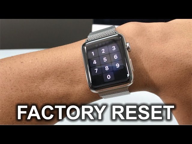 How To Do Hard Reset On Apple Watch Series 3