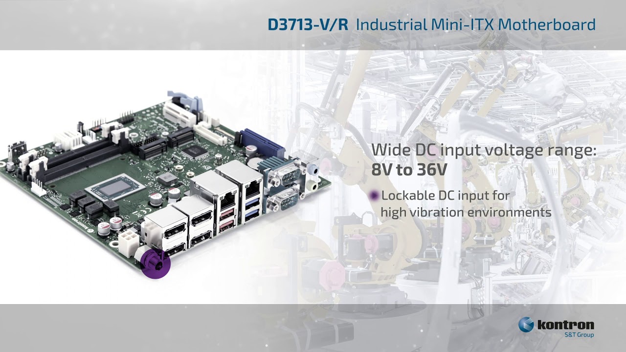 New Industrial Motherboard D3713-V/R mITX