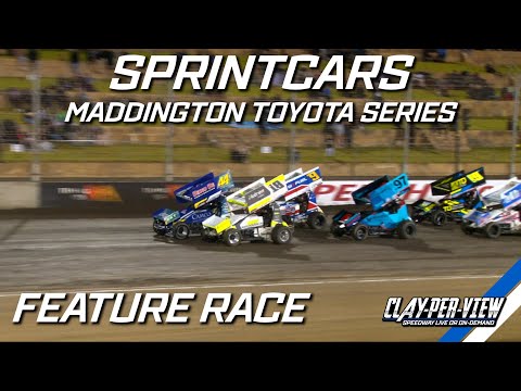 Sprintcars | Maddington Toyota Series - Perth Motorplex - 22nd Oct 2022 | Clay-Per-View Highlights - dirt track racing video image