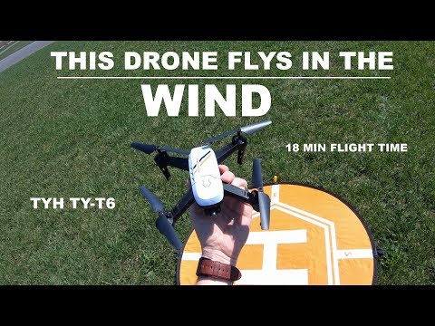 The TY-T6 Drone Flys in Wind!  18 Minute Flight Time - UCm0rmRuPifODAiW8zSLXs2A