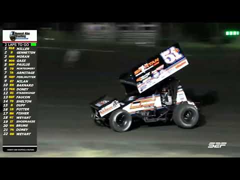 7.26 POWRi Honest Abe Roofing 410 Outlaw Sprint Series at Macon Speedway | Highlights - dirt track racing video image