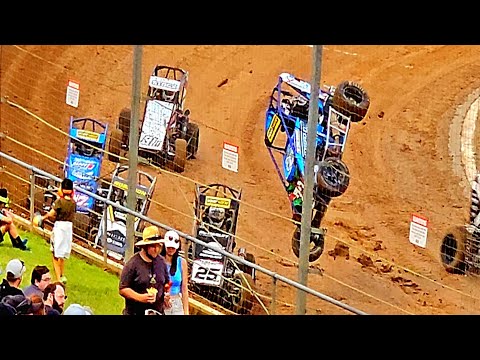 Western Springs Speedway - F2 Midgets - 24/2/24 - dirt track racing video image