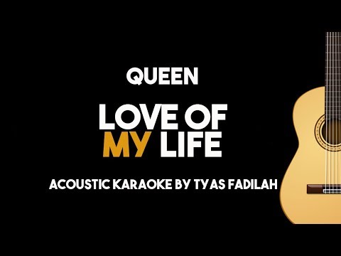 Queen - Love Of My Life (Acoustic Guitar Karaoke Backing Track with Lyrics) - UCjlHzgOtxRzEl8ye3qEgitw