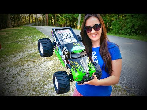 Skeleton King RC Monster Truck - It's HAUNTED! - Pineal Model 1/8 SG-801 - TheRcSaylors - UCYWhRC3xtD_acDIZdr53huA