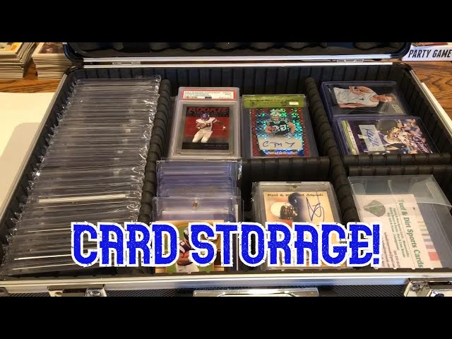 How to Store Sports Cards in a Safe?