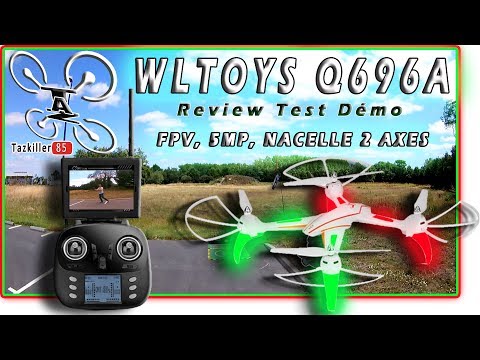 WLTOYS Q696A, Drone Review Test Démo / FPV Stabilisé !!! - UCPhX12xQUY1dp3d8tiGGinA