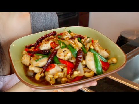 Cashew Chicken Recipe ไก่ผัดเม็ดมะม่วงหิมพานต์ - Hot Thai Kitchen - UC27C_HWo-UmKkdWGsRJZ8EA