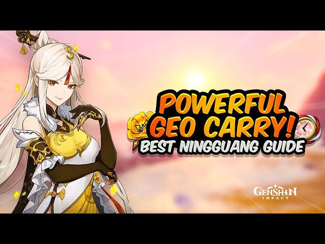 Genshin Impact Ningguang Guide: Materials - Weapons - Artifacts