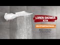 Chuveiro Loren Shower Ultra Eletrônico Branco Lorenzetti