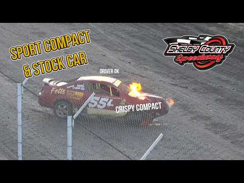 Stock Car &amp; Sport Compact | Shelby County Speedway | 6-20-2020 - dirt track racing video image