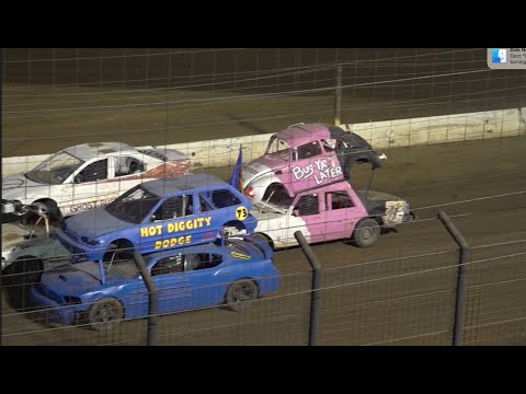 Perris Auto Speedway Double Decker Main Event  6 -1-24 - dirt track racing video image