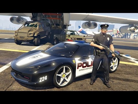GTA 5 Mods - PLAY AS A COP MOD!! GTA 5 Police Ferrari 458 Patrol Mod Gameplay! (GTA 5 Mods Gameplay) - UC2wKfjlioOCLP4xQMOWNcgg
