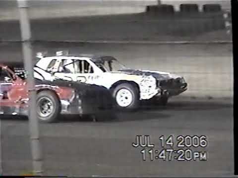 Cherry Speedway on July 14th, 2006 and Crystal Motor Speedway, July 15th -  August 12th, 2006! - dirt track racing video image