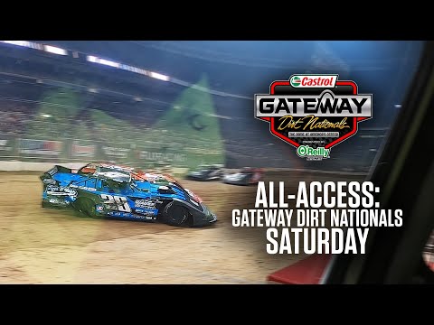 We Almost Got Hit In The Tow Truck | All-Access Saturday At The Gateway Dirt Nationals - dirt track racing video image