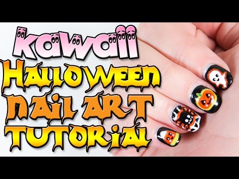 KAWAII HALLOWEEN NAIL ART TUTORIAL | Halloween 2015 - UCiWbNSajTR_7gxfjaXxExJQ