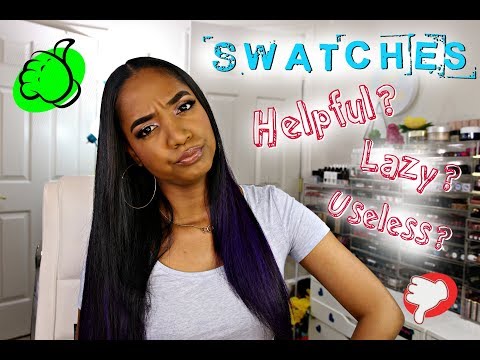 CHIT CHAT | Makeup SWATCHES...USELESS??! HELPFUL? LAZY Influencers?! - UCPWE8QVTHPLqYaCOuqWNvIw