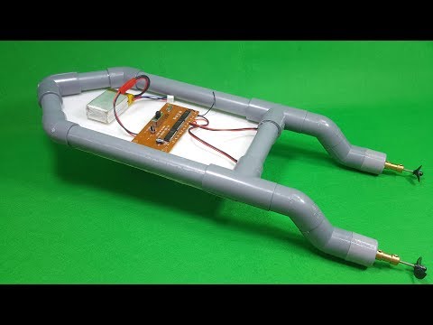 How To Make RC Boat Twin 180 Motor Using PVC Pipe - UCFwdmgEXDNlEX8AzDYWXQEg