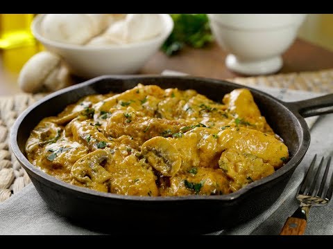 Pollo Stroganoff| Cómo cocinar POLLO con recetas FRANCESAS - UC2_z4Qr89l510_kajfPE-iA