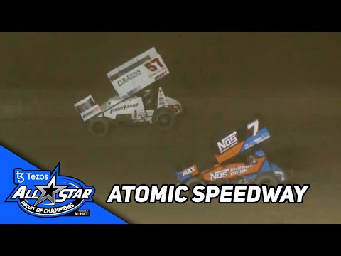 Kyle Larson's First Sprint Car Win Of 2023 | Tezos ASCoC at Atomic Speedway - dirt track racing video image
