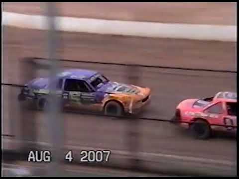 8/4/2007 Shawano Speedway Races - dirt track racing video image