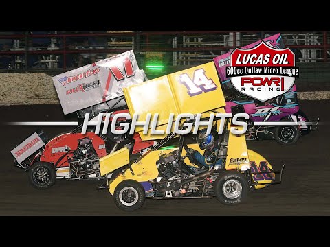 3.24.22 Lucas Oil POWRi 600cc Outlaw Micro Sprint League Highlights from Port City Raceway - dirt track racing video image