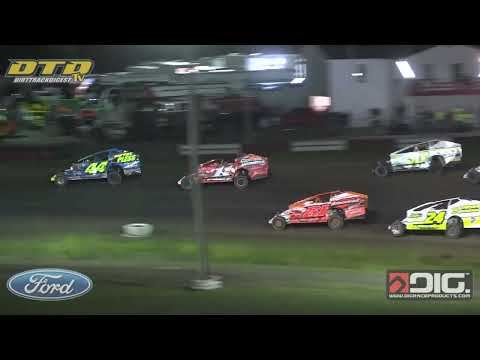 Airborne Park Speedway | Sportsman Modified Feature Highlights | 8/10/24 - dirt track racing video image