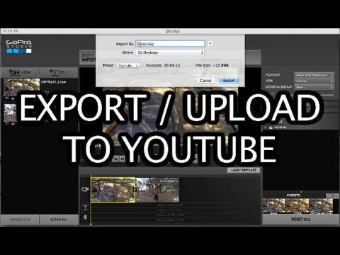 GoPro Studio: Export / Upload to YouTube - GoPro Tip #218 - UCTs-d2DgyuJVRICivxe2Ktg