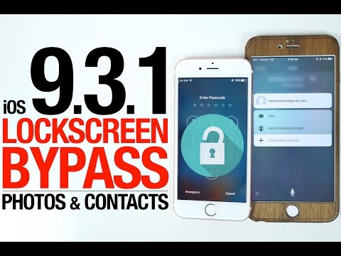 NEW iOS 9.3.1 Lockscreen Bypass - Access Photos & Contacts Without Passcode - UCj34AOIMl_k1fF7hcBkD_dw