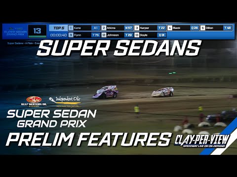 Super Sedans | 50th Grand Prix Prelim - Latrobe- 17th Jan 2025 | Clay-Per-View - dirt track racing video image