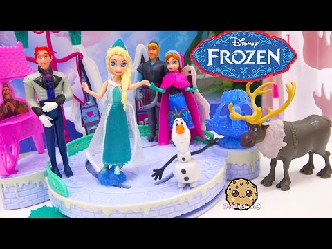 Disney Frozen Mini Dolls Queen Elsa, Princess Anna, Kristoff, Prince Hans Playset Cookieswirlc - UCelMeixAOTs2OQAAi9wU8-g