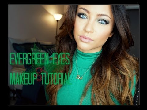 Evergreen Eyes Holiday Makeup Tutorial - UCUt0ZA6l_EidUnBFMR9BZig