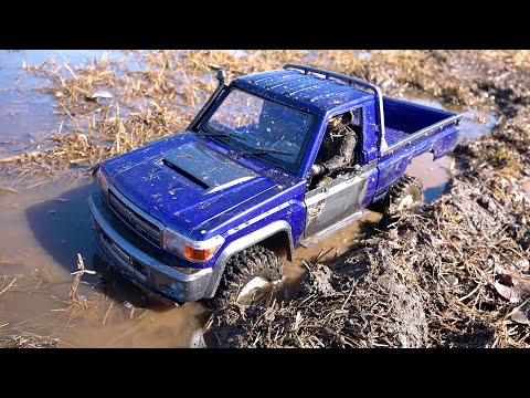 Toyota Land Cruiser LC70 gets MUDDY in CHOCOLATE MiLK! Boom Racing BRX01 | RC ADVENTURES - UCxcjVHL-2o3D6Q9esu05a1Q