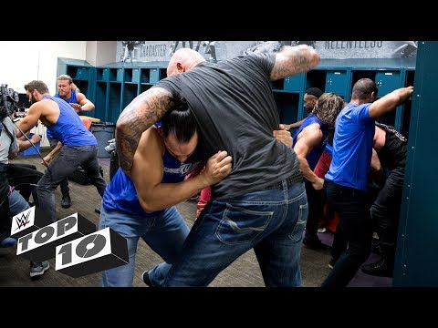 Wildest locker room brawls: WWE Top 10, March 19, 2018 - UCJ5v_MCY6GNUBTO8-D3XoAg