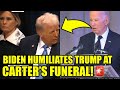 Biden Just CALLED TRUMP OUT At Jimmy Carters FUNERAL