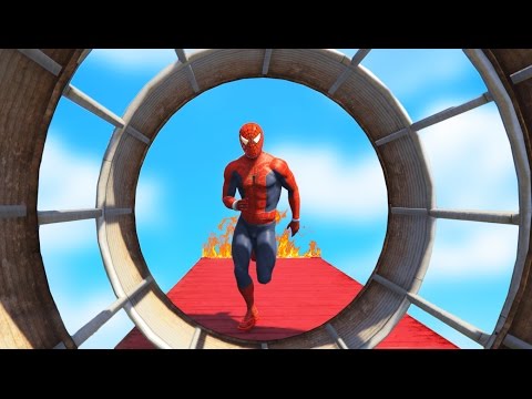 ULTIMATE SPIDERMAN DEATHRUN! (GTA 5 Mods Funny Moments) - UCdZoVLv1XHLLLJTSNcifuDQ