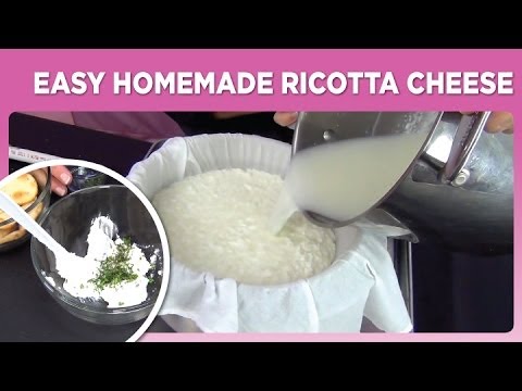 Easy Homemade Ricotta Cheese - UC92AFFyxUH442wZYWM1j-tg